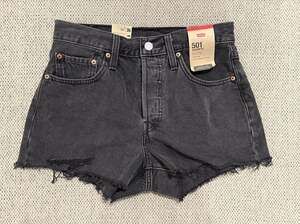 501® Original Fit High Rise Women's Shorts - Black